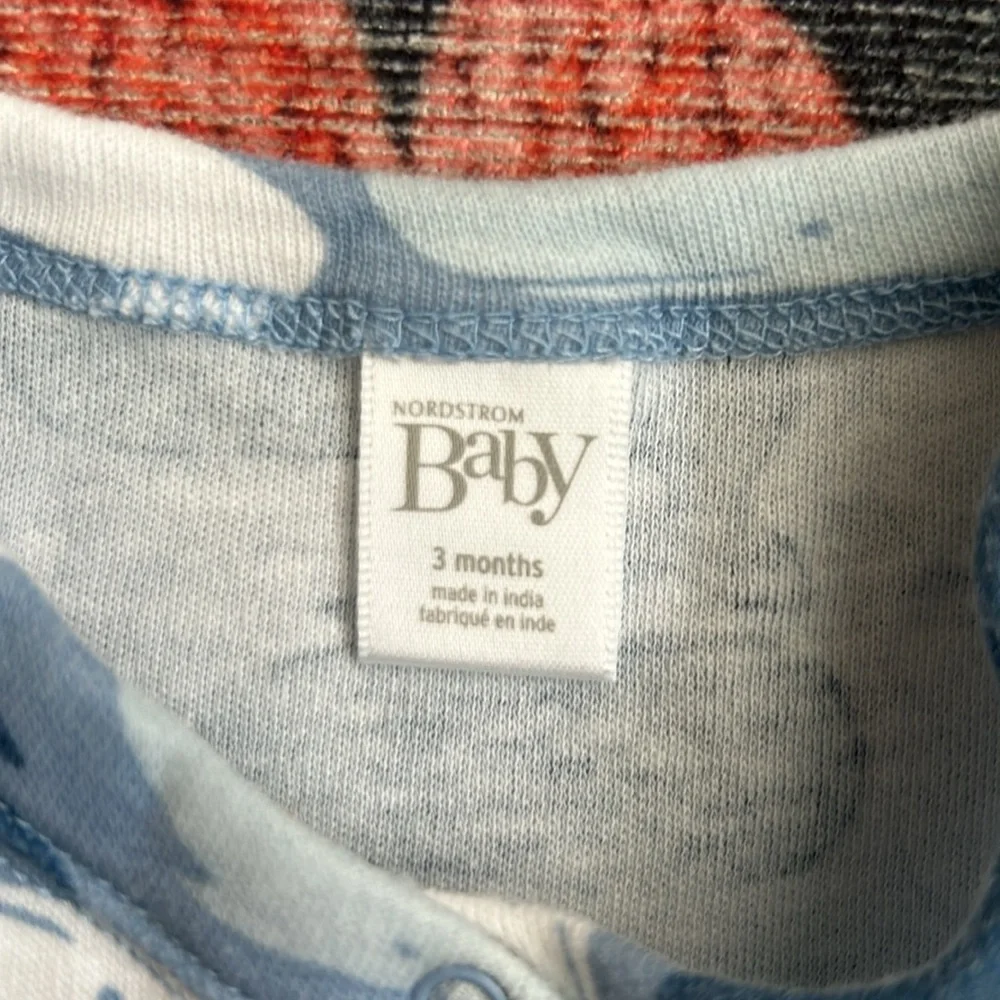 Nordstrom Baby Whale Sleeper Pajamas, Size 3 Months
